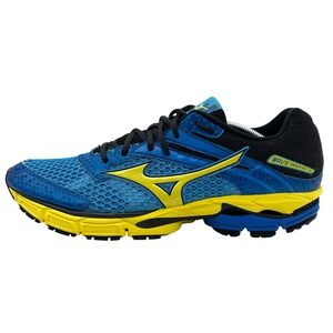 Mizuno Wave Inspire 9 Shoes Mens 13 Blue Yellow Running Sneakers Athleisure